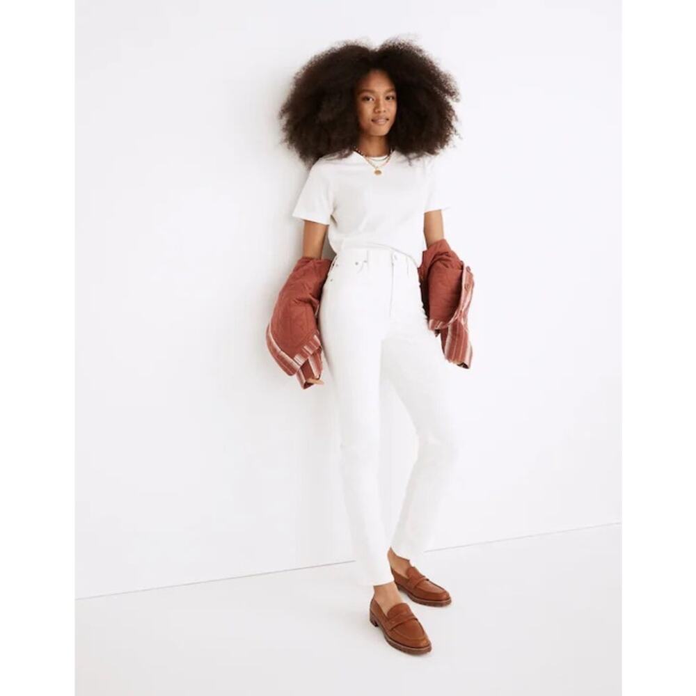 Madewell White Perfect Vintage Jean